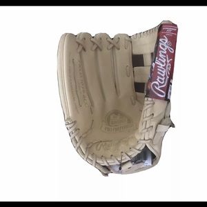 Professional Beige Baseball Glove.